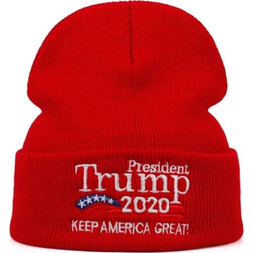 Make America Great Again Hat Donald Trump 2020 Hat Cap winter Unisex Knitted embroidery Baseball Cap Gorras Hip Hop Hat