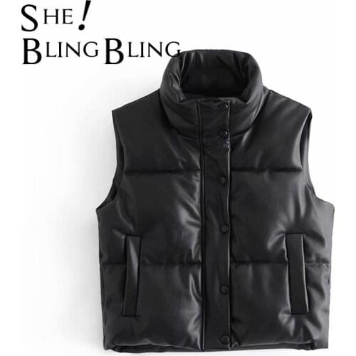 SheBlingBling Women's Leather Vests