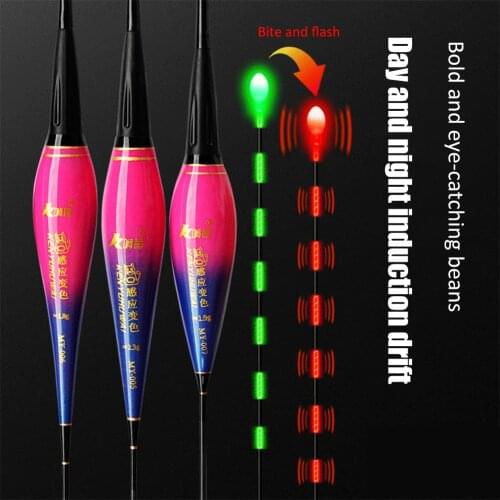 Smart Fishing LED Light Float Luminous Electronic Buoy Fishing Gear Equipment Gravity Sensing Chip Night Fishing Accessories