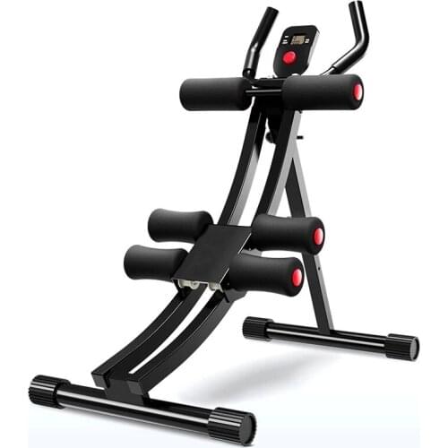 Vertical Abdomen Machine Handrail Abdominal Roller Coaster Indoor Fitness Muscle Training Device Adjustable Abdominal Trainer