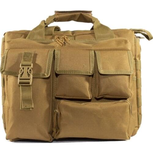 BOWTAC Military Backpack Tactical Molle Nylon Messenger Shoulder Bag Laptop Handbag Briefcase Outdoor Multifunction Climbing Bag