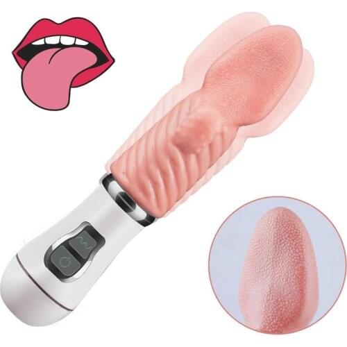 Vibrating Tongue VibratorSex Toys for Woman Clit VibratorVagina Tight Oral Licking G spot Stimulate Vibrators Sex Shop adults