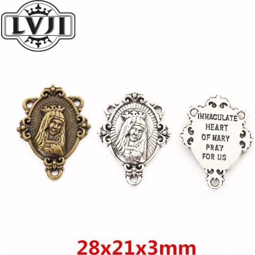 10pcs Vintage zinc alloy Oval charms Connector Plate pendant fit Bracelet Necklace metal jewelry accessories Making 5969