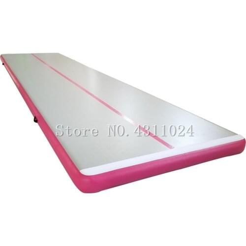 23ft Air Floor Track Tumbling Gym Mat | Airtrack Fitness Flooring Mat | Inflatable Gymnastics Mat | Landing Mat | Exercise Mat