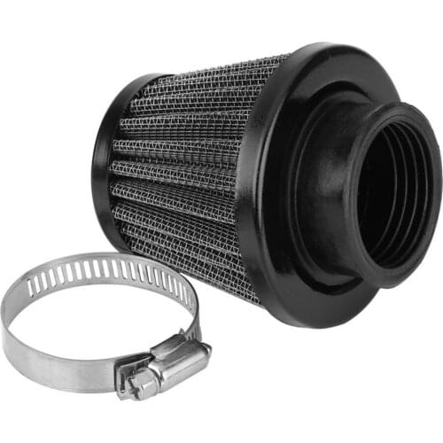38mm Air Filter Intake Induction Kit Comes With Clamp And Flush Rubber AdaptersFits For Most Off-Road Motorcycle Quad Dirt Pit
