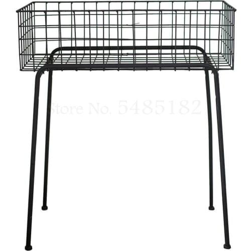 600 Iron storage rack flower rack balcony kitchen bathroom storage rack Nordic art style