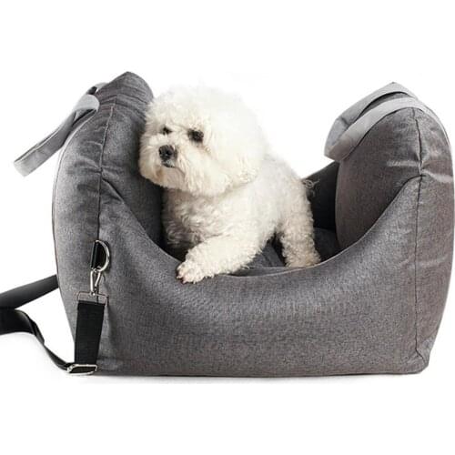 Dog Car Seat Travel Pet Booster Seat With Handles For Car Seats Small Dog And Cat Safety Seat Travel Portable Pet Nest