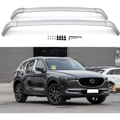 Pair Sivler roof rack for Mazda CX-5 CX5 2017-2020 2021 luggage rack roof rack roof rail cross bar cargo carrier
