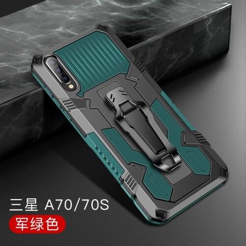 Armor Case For Samsung A70 Case A70S Shockproof Belt Clip Holster Cover for Samsung Galaxy A70 A 70 70s SM-A705FN/DS 6.7