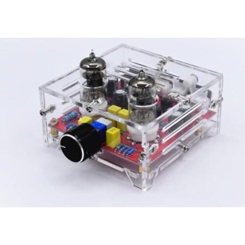 Fever Grade 6J1 Tube Amplifier Preamp Board HIFI Class A Tone Board Finished Board Crystal Shell