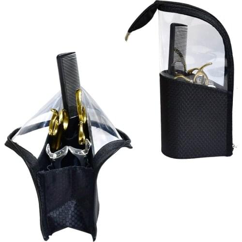 Hair Comb Shear Pouch Holder Case Barber Hairdressing Tool Bags Professional Hair Scissor Bag