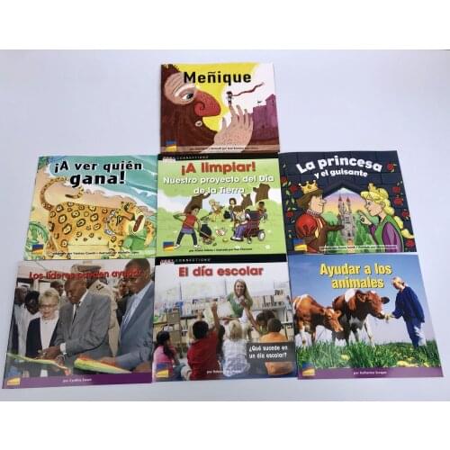 7 Books Child Kids Toddler Baby Spanish Book Carhildhood Education Enlightenment Knowledge Story Learning Reading Book Age 5 up