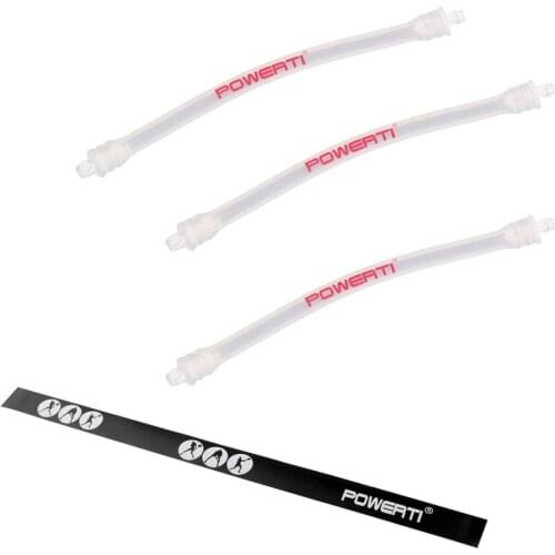 3 Pieces Tennis Racquet Vibration Dampener Shock Absorber and 1 Piece Racket Frame Protection Sticker Tape