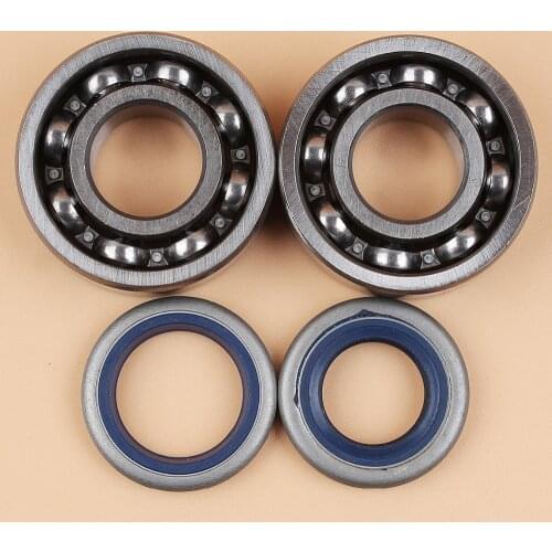 Crankcase Crankshaft Ball Bearing Oil Seal Kit For HUSQVARNA CHAINSAW 362 365 371 372 XP NEW