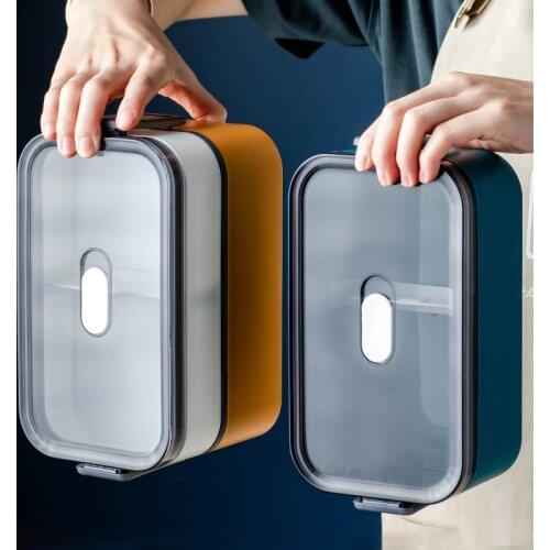 1600ML Lunch Box Microwave and Dishwasher Safe Leakproof Bento Box