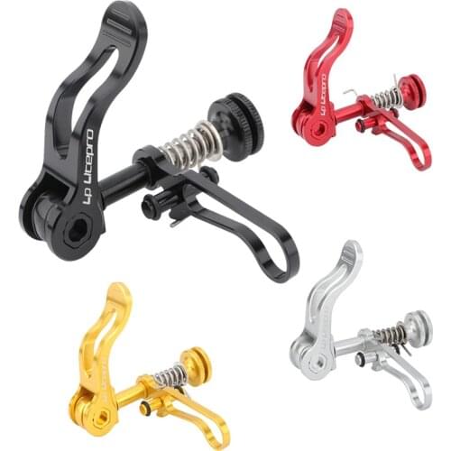 Litepro Folding Bike Seatpost Clamp Aluminum Alloy Axle Seat Post Clamp Handle Lock Nut Screw for Brompton Accessories