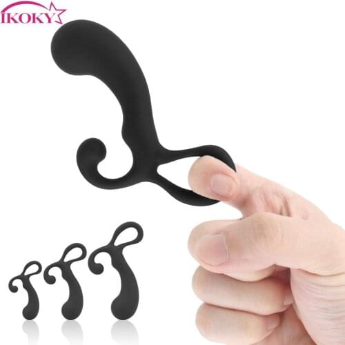 Male Beginner Butt Plugs Silicone 3 Size Prostate Massager Anal Plug Training Set Mini Dildo Sex Toys For Woman