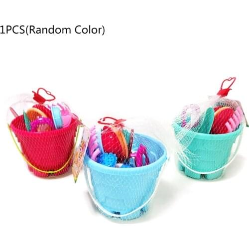 9 Pieces Sand Toys Set in Reusable Mesh Bag with Other Tools Kit Beach Sand Toys 87HD