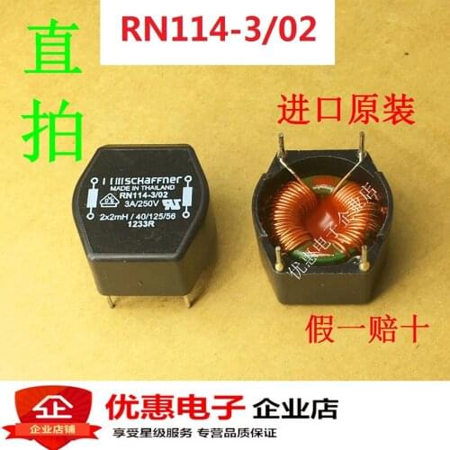 New In stock 100% Original RN114-3/02 /3A/250V 2*2mH