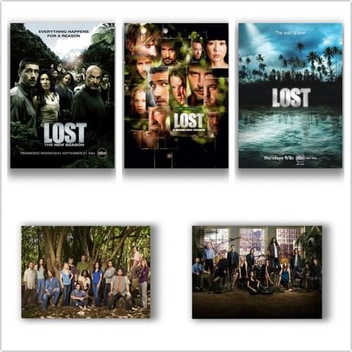 Lost White Coated Paper Prints Clear Image Home Decoration Livingroom Bedroom Bar Home Art Brand