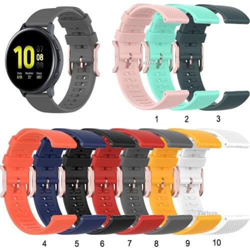 20 22mm watch band For Samsung Galaxy watch Active 3 45mm 41mm active 2 gear S3 Frontier strap For huawei GT 2 strap amazfit bip