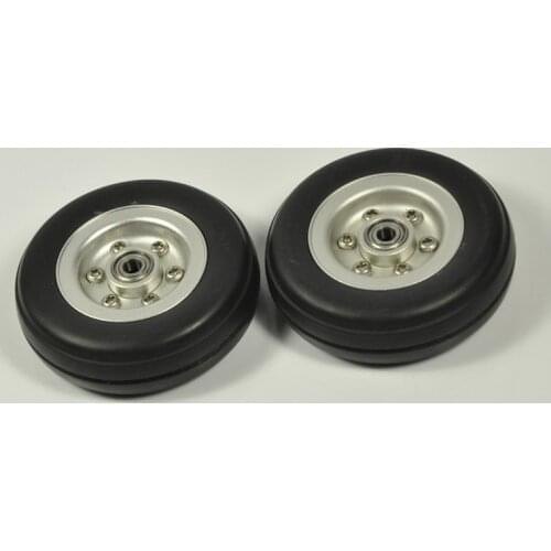 1pcs Of 2" 2.25" 2.75" 3" 3.75" 4" RC Airplane Rubber Tires Aircraft Wheel With Aluminum Hub For Fixed-wing Plane Model