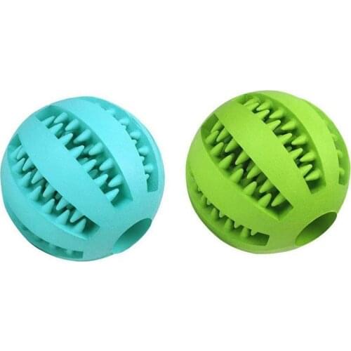 Pet Dog Molar Watermelon Ball Silicone Toy Bite-resistance Clean Teeth Leaking Ball Chewing Dog Bite Toy