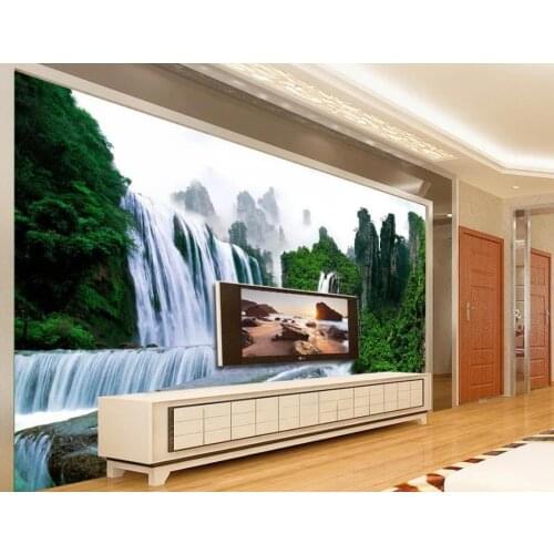 Modern Custom 3D Wallpaper Landscape painting, TV background wall Living Room Wallpaper 3D Painting