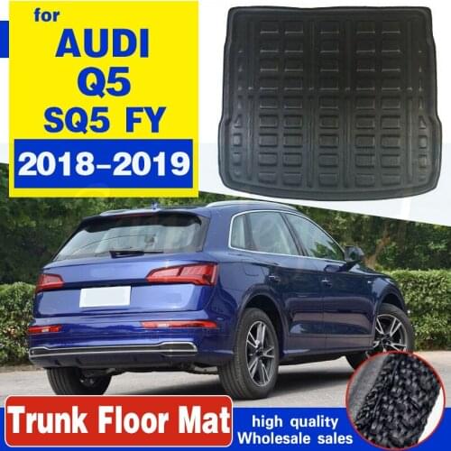 Tailored Boot Cargo Liner Tray For Audi Q5 SQ5 FY MK2 2018 2019 Trunk Floor Mat Liner Carpet Waterproof Anti-slip