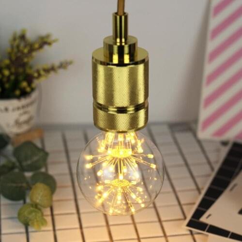 G80 Retro Edison Bulb LED Fireworks Lamp Retro Warm Yellow Light Home Decoration