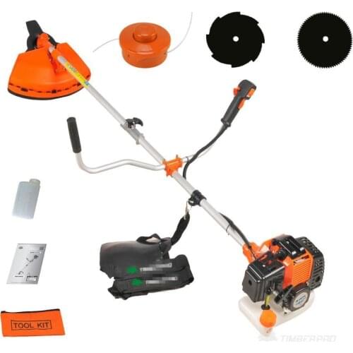 2-strokes 52cc Heavy Duty 4 in1 Petrol Strimmer Grass Trimmer Brush/Bush Cutter Whipper Snipper 3 Blades tool