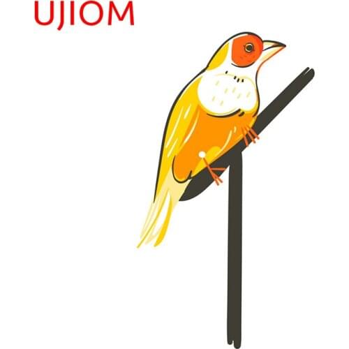 UJIOM Bird Switch Panel Sticker Living Room Decoration Waterproof Wall Stickers Wallpaper Bedroom Decor Poster Decals