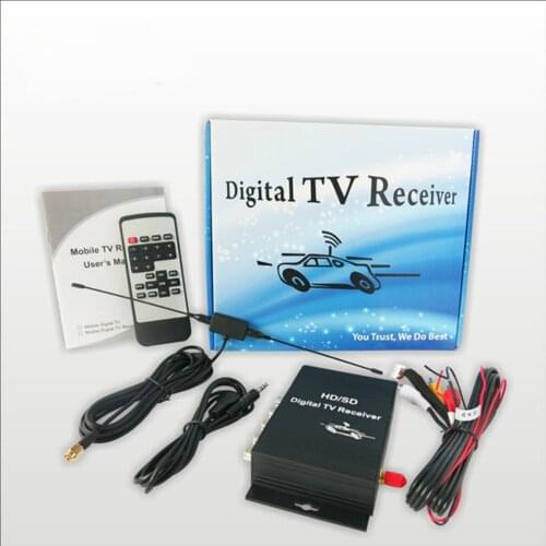 High quality USA ATSC Car Digital TV Receiver Tuner Car ATSC Set Top Box for Car dvd player