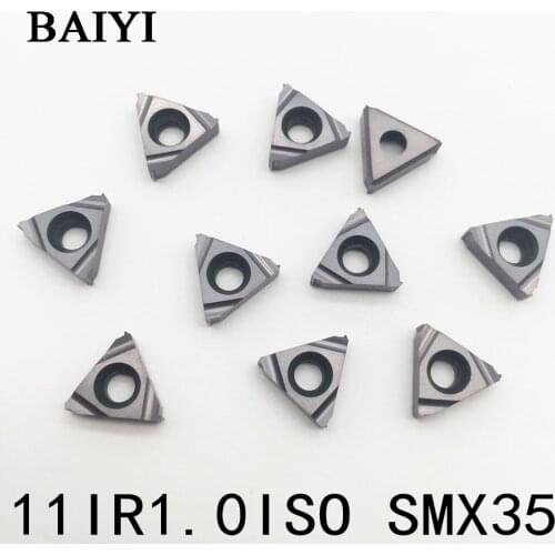 10pcs 11IR 1.0ISO SMX35 Thread turning tools machining carbide insert for carbide cutting insert