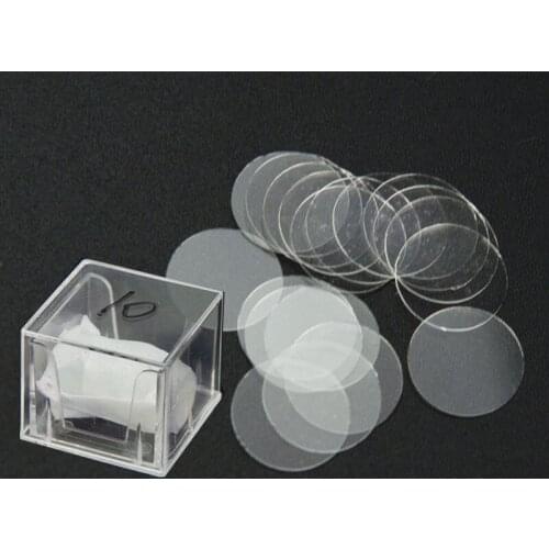 100pcs 10mm Round Microscope Cover Glass Slide Cover Slips