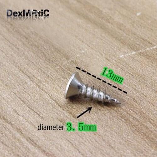 100Pcs 3.5*13mm Stainless Steel Screws and Nut set Assortment Kit Repair Part Tools for Furniture