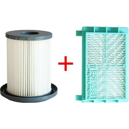2PCS Hepa Filter For Philips FC8732 FC8734 FC8736 FC8738 FC8740 FC8748 Robot Vacuum Cleaner Parts Replacement Exhaust Filters