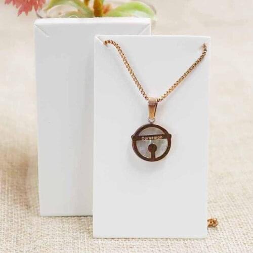 200pcs 2018 Hot sale new Diy blank necklace card jewelry package & display card hang tag 4.5*8cm custom logo cost extra