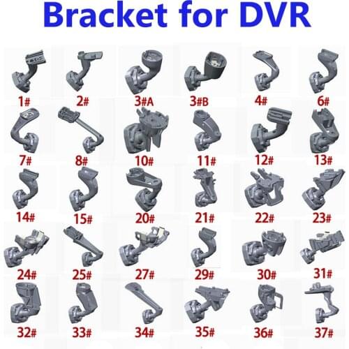 50 models to choose dash camera mount windshield suction Bracket Connector Car DVR Holders