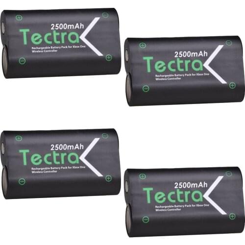 4 pc Batteries for Xbox One / Xbox One S/Xbox One X/Xbox One Elite Wireless Controller Gamepad 2500mAh battery for Xbox