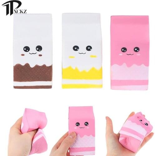Antistress Squishy Milk Box Squishe Toys Stress Relief Anti-Stress Practical Toy Toys Relieve Stress And Anti-stress Gifts