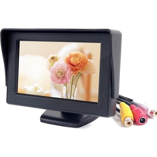 High resolution 4.3 inch TFT Color LCD car parking assistance monitor digital car monitor for rear view camera