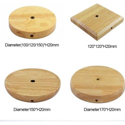 Wood Table Lamp Base Oak Simple Desk Light Beside Lamp High Quality DIY Light Parts Lamp Bases