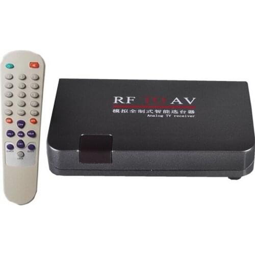 Dhl or fedex 50pcs RF TO AV Receiver RF To AV Analog Cable TV Receiver Converter USB AC110V-AC240V