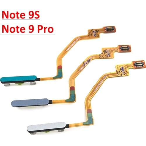 New touch ID Fingerprint Sensor scanner Home Return Key Menu Button Flex Cable For Xiaomi Redmi Note 9S 9 Pro