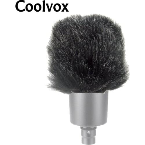 Artifical Fur Windscreen Cover Microphone Windproof Windshield Pop Filter For Audio Technica ATR2500 AT2020 AT2035 AT2020 AT2050