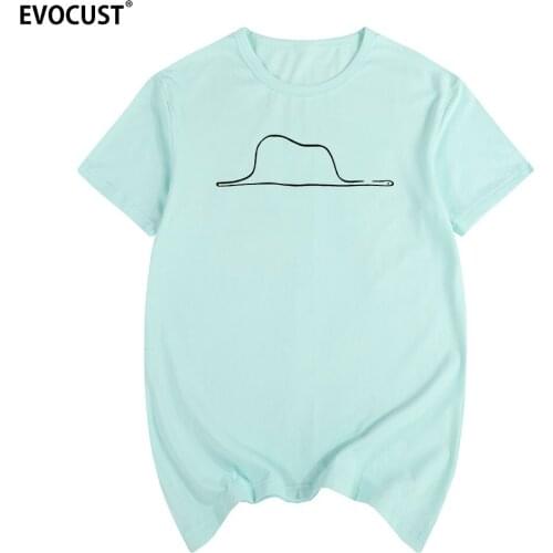 A little Prince Classic Short Sleeve Summer print T-shirt Cotton Men T shirt New women TEE