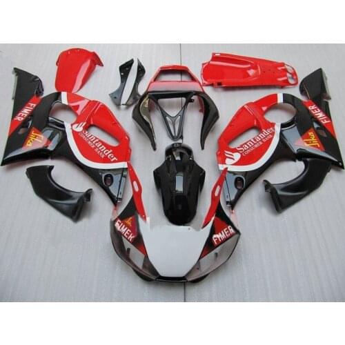 Custom Motorcycle Fairing kit for YZFR6 98 99 00 01 02 YZF R6 1998 2000 2002 YZF600 Red gloss black Fairings set+7gifts YD05