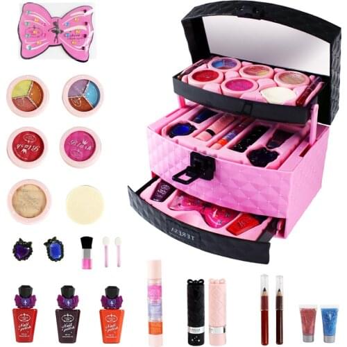 Children Water Soluble Cosmetics Make Up Box For Children School Stage Performance