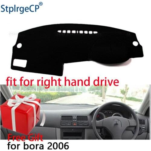 Car Dashboard Cover Mat for Volkswagen Bora 2006 golf 4 golf MK4 Right Hand Drive Dashmat Pad Dash Covers Dashboard Accessories